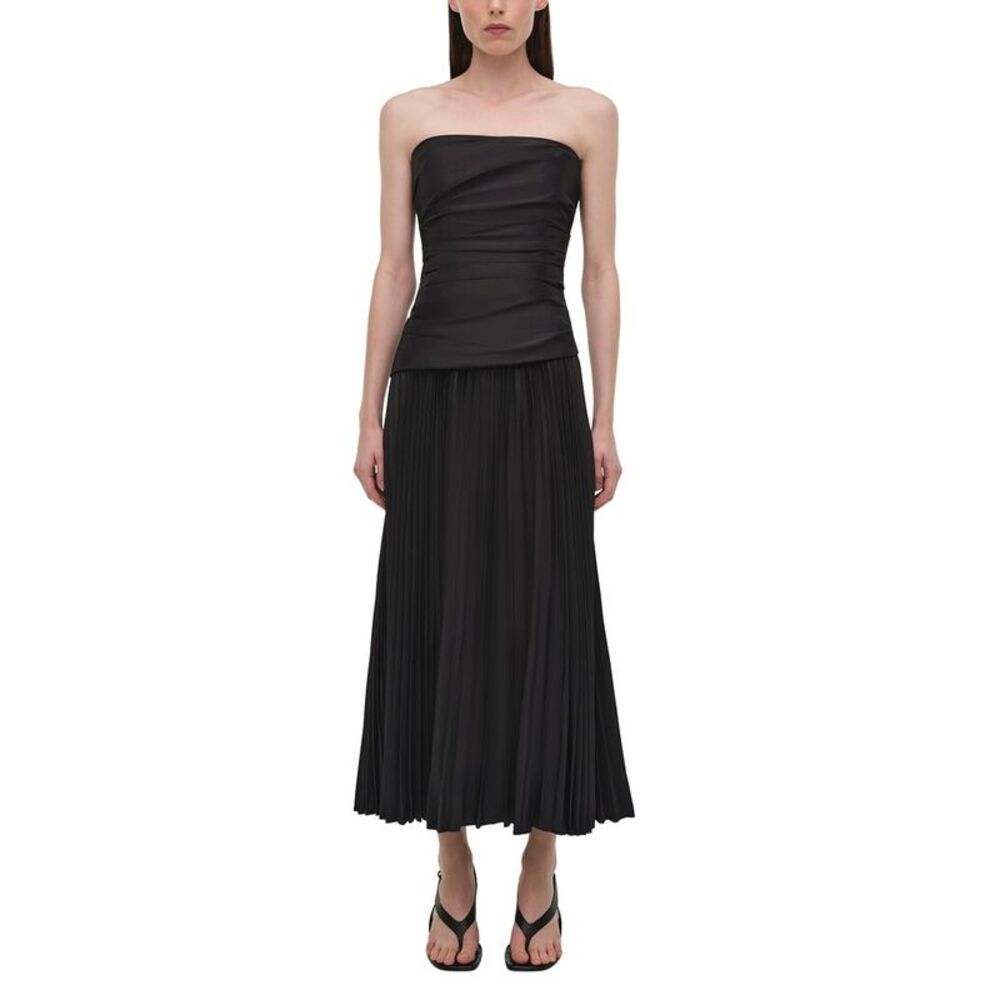 Simkhai Womens Arie Strapless Bustier Midi Dress